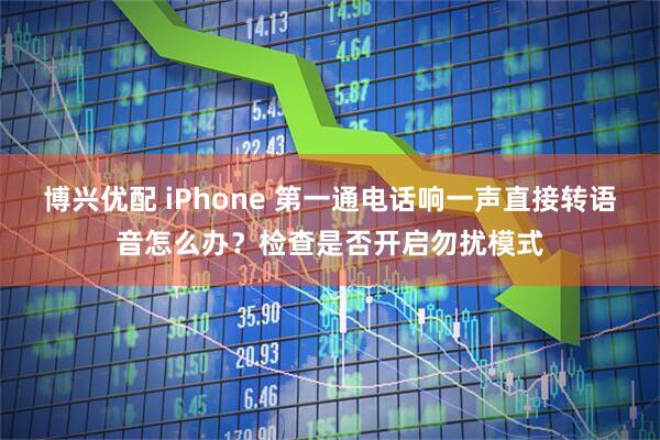 博兴优配 iPhone 第一通电话响一声直接转语音怎么办？检查是否开启勿扰模式