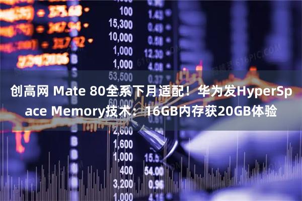 创高网 Mate 80全系下月适配！华为发HyperSpace Memory技术：16GB内存获20GB体验